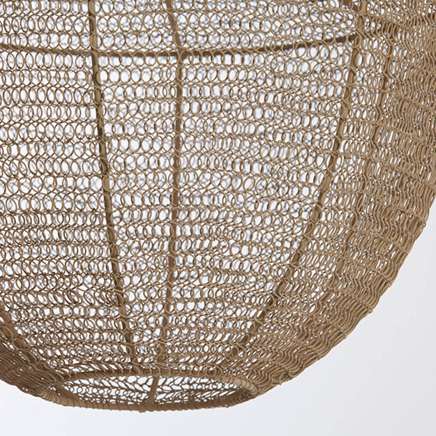 Lámpara colgante metal beige mate Ø40x44 cm E27 - LLLC0515