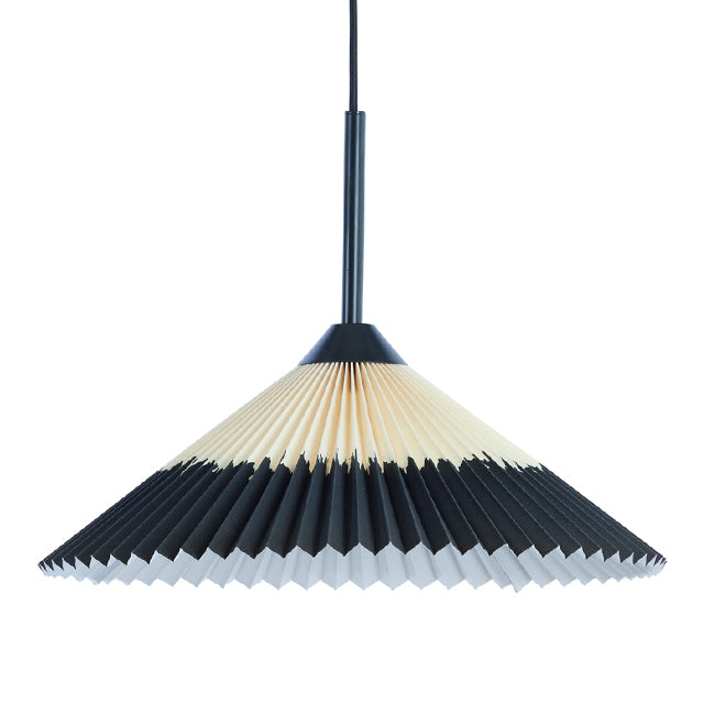 Lámpara colgante Ø40x20 cm negro natural - LLLC0527