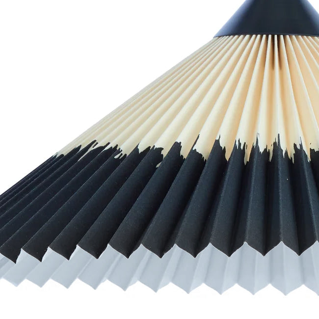 Lámpara colgante Ø40x20 cm negro natural - LLLC0527