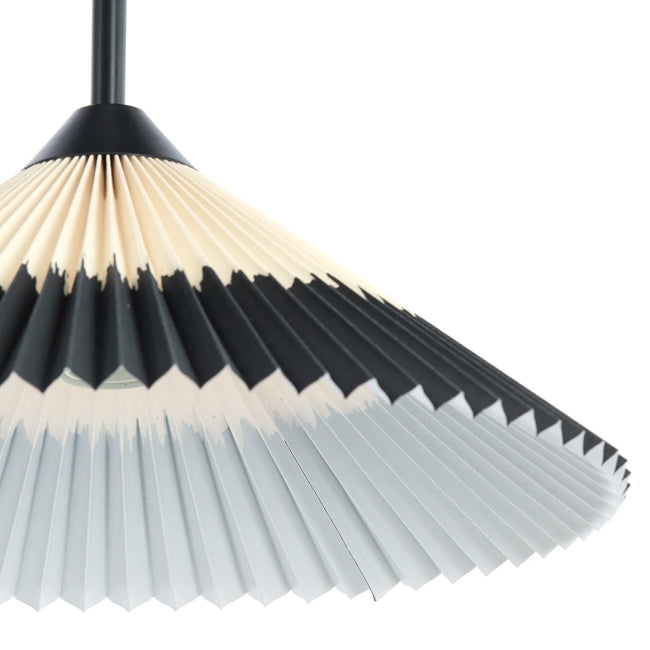 Lámpara colgante Ø40x20 cm negro natural - LLLC0527