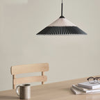 Lámpara colgante Ø40x20 cm negro natural - LLLC0527