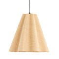 Lámpara colgante Ø50x45 cm mimbre natural E27 - LLLC0531