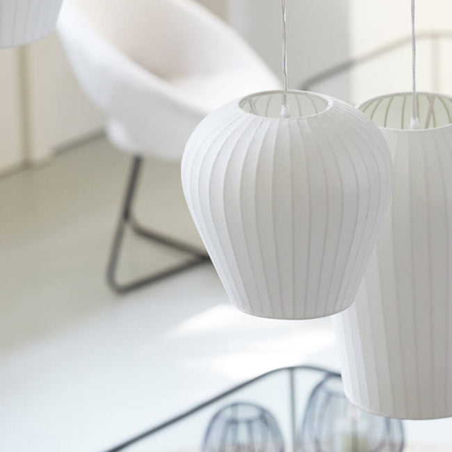 Lámpara colgante Ø30x30 cm blanco E27 - LLLC0533