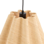 Lámpara colgante Ø50x45 cm mimbre natural E27 - LLLC0531