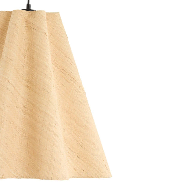 Lámpara colgante Ø50x45 cm mimbre natural E27 - LLLC0531