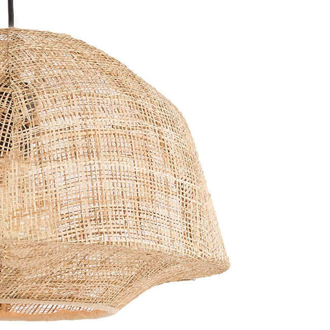 Lámpara colgante yute natural Ø40x25 cm E27 - LLLC0545
