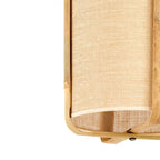 Lámpara colgante bambú natural Ø32x60 cm E27 - LLLC0546