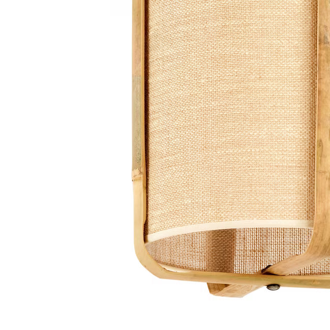 Lámpara colgante bambú natural Ø32x60 cm E27 - LLLC0546