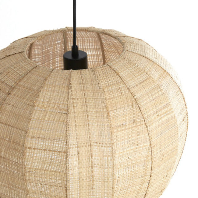 Lámpara colgante rafia natural Ø42x27 cm E27 - LLLC0551