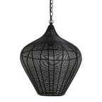 Lámpara colgante metal negro mate Ø36x40cm - LLLC0552