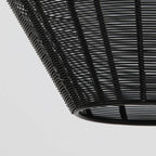 Lámpara colgante metal negro mate Ø36x40cm - LLLC0552