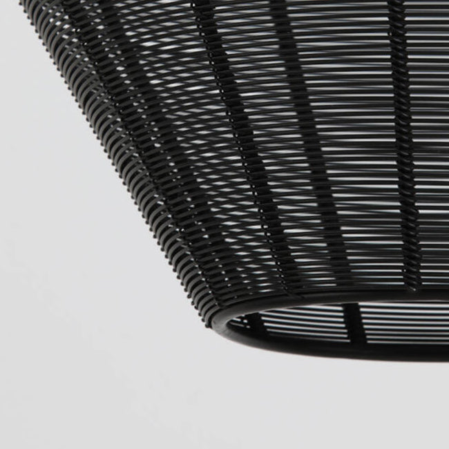 Lámpara colgante metal negro mate Ø36x40cm - LLLC0552