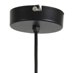 Lámpara colgante metal negro mate Ø36x40cm - LLLC0552