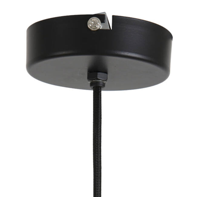 Lámpara colgante metal negro mate Ø36x40cm - LLLC0552