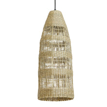Cargar imagen en el visor de la galería, Lámpara colgante  hierba de mar natural Ø20x42 cm - LLLC0553
