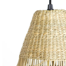 Cargar imagen en el visor de la galería, Lámpara colgante  hierba de mar natural Ø20x42 cm - LLLC0553
