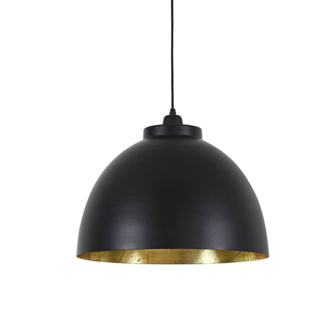 Lámpara colgante metal negro Oro Ø45x32 cm E27 - LLLC0554