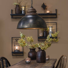 Cargar imagen en el visor de la galería, Lámpara colgante metal madera Ø52x40 cm E27 - LLLC0556
