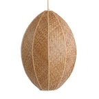 Lámpara colgante ratán café Ø38x51 cm E27 - LLLC0560