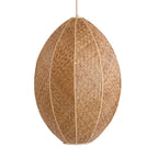 Lámpara colgante ratán café Ø38x51 cm E27 - LLLC0560