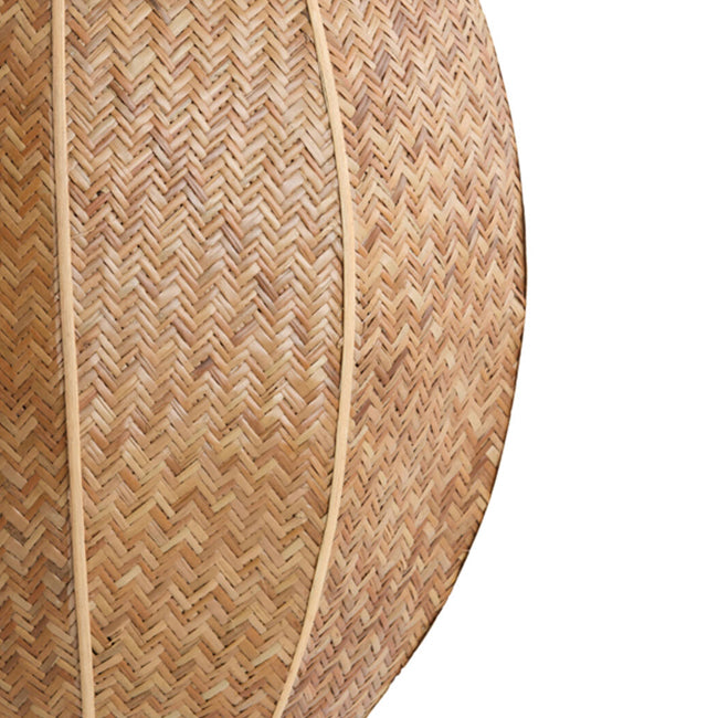 Lámpara colgante ratán café Ø25,5x38 cm E27 - LLLC0564