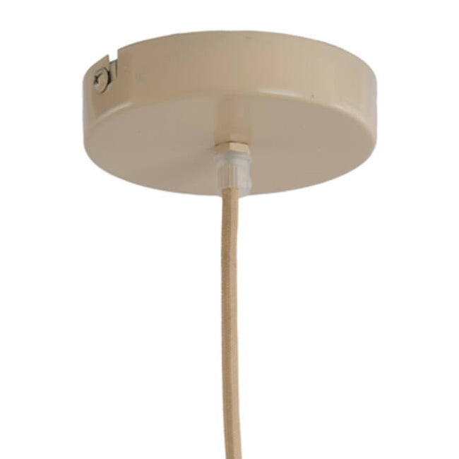 Lámpara colgante ratán café Ø25,5x38 cm E27 - LLLC0564