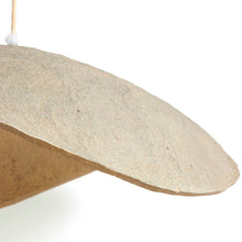 Cargar imagen en el visor de la galería, Lámpara colgante papel mache gris bronce antiguo 71x23 cm E27 - LLLC0561
