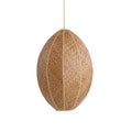 Lámpara colgante ratán café Ø25,5x38 cm E27 - LLLC0564
