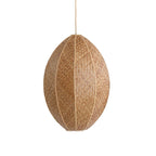 Lámpara colgante ratán café Ø25,5x38 cm E27 - LLLC0564