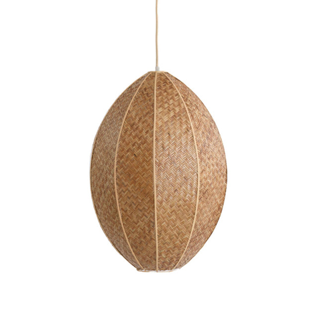 Lámpara colgante ratán café Ø25,5x38 cm E27 - LLLC0564
