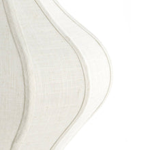 Cargar imagen en el visor de la galería, Lámpara colgante textil lino crema Ø38,5x32cm E27 - LLLC0566
