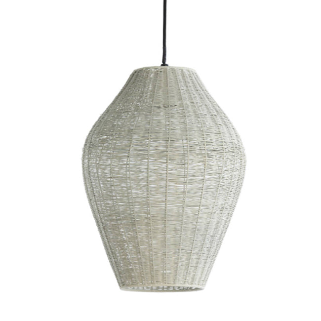 Lámpara colgante  metal crema Ø26x36cm E27 - LLLC0567
