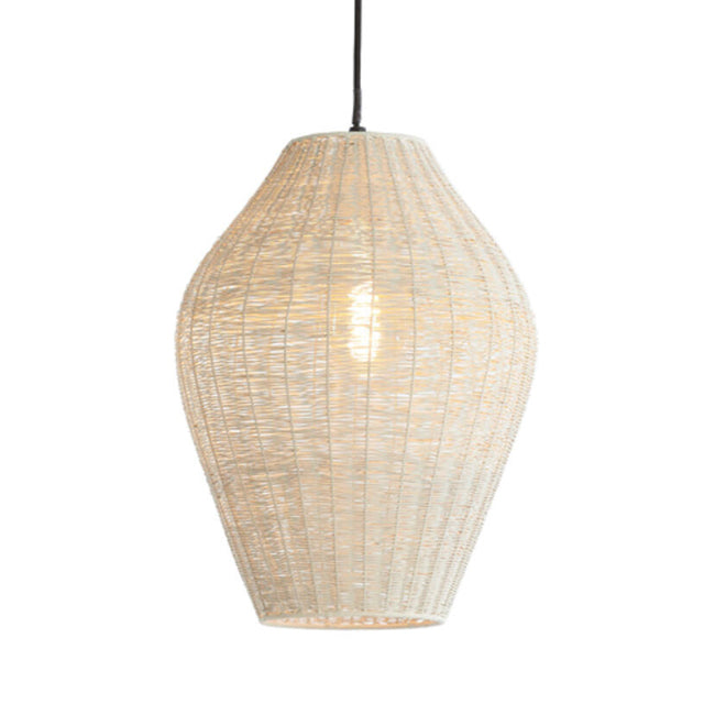 Lámpara colgante  metal crema Ø26x36cm E27 - LLLC0567
