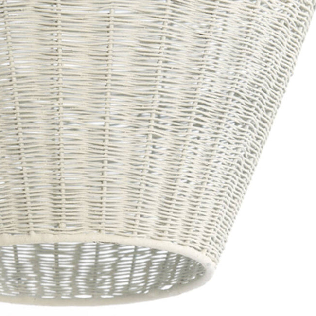 Lámpara colgante  metal crema Ø26x36cm E27 - LLLC0567