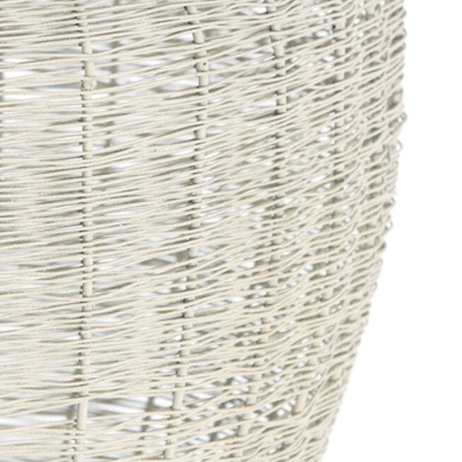 Lámpara colgante  metal crema Ø26x36cm E27 - LLLC0567