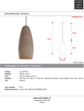 Cargar imagen en el visor de la galería, Lámpara colgante papel maché tierra antiguo oscuro Ø26x56cm E27 - LLLC0572
