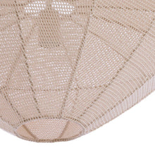 Cargar imagen en el visor de la galería, Lámpara colgante textil crema Ø50x23 cm E27 - LLLC0573
