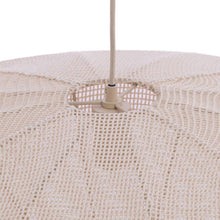 Cargar imagen en el visor de la galería, Lámpara colgante textil crema Ø50x23 cm E27 - LLLC0573
