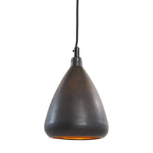Cargar imagen en el visor de la galería, Lámpara colgante metal bronce mate Ø18x20 cm E27 - LLLC0574
