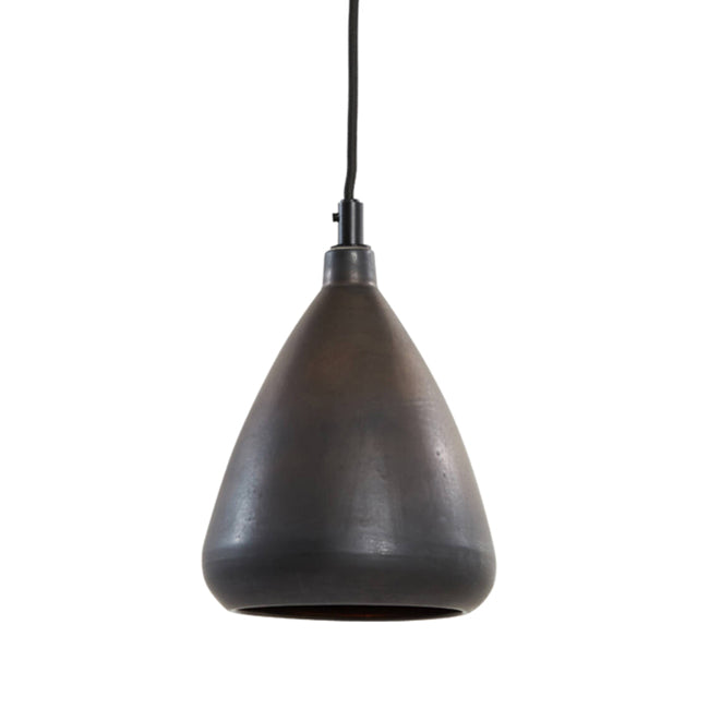 Lámpara colgante metal bronce mate Ø18x20 cm E27 - LLLC0574