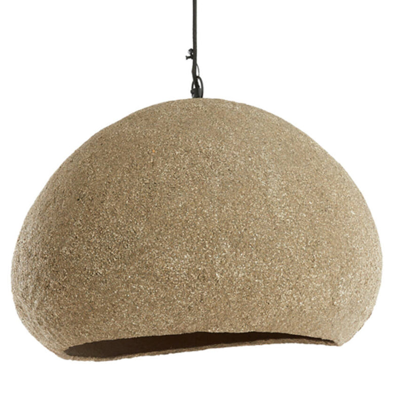 Lámpara colgante papel maché gris oscuro Ø57x38 cm  E27 -  LLLC0576