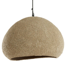 Cargar imagen en el visor de la galería, Lámpara colgante papel maché gris oscuro Ø57x38 cm  E27 -  LLLC0576
