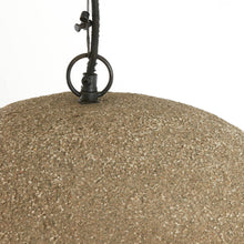 Cargar imagen en el visor de la galería, Lámpara colgante papel maché gris oscuro Ø57x38 cm  E27 -  LLLC0576

