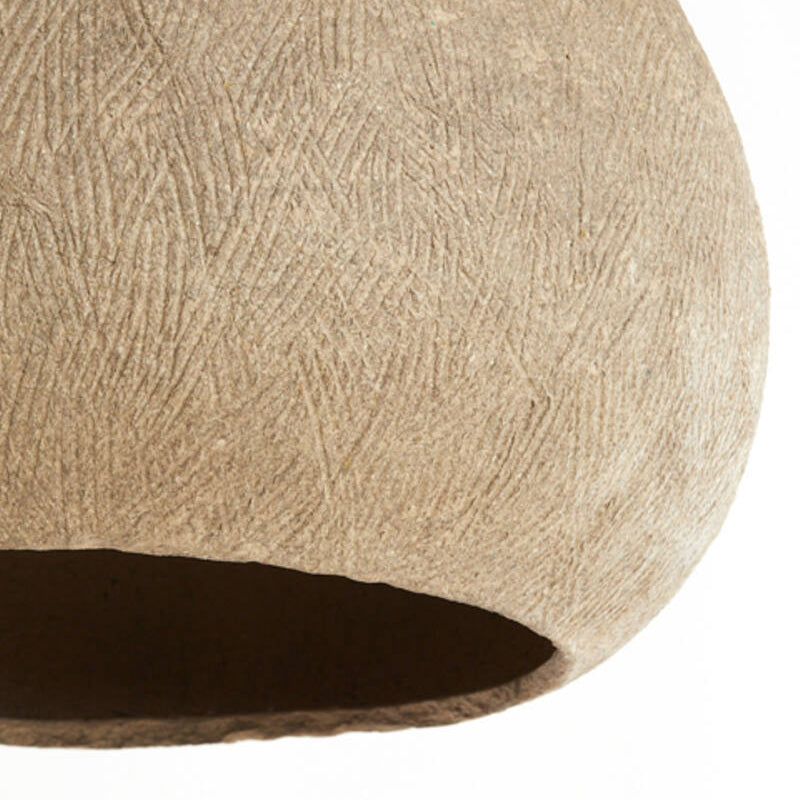 Lámpara colgante papel maché gris Ø41x28 cm  E27 - LLLC0577
