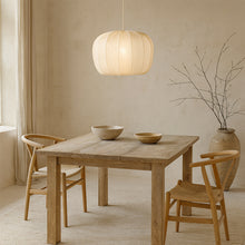 Cargar imagen en el visor de la galería, Lámpara colgante textil tostado Ø40x30 cm E27 - LLLC0579
