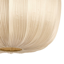 Cargar imagen en el visor de la galería, Lámpara colgante textil tostado Ø40x30 cm E27 - LLLC0579
