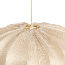Cargar imagen en el visor de la galería, Lámpara colgante textil tostado Ø40x30 cm E27 - LLLC0579
