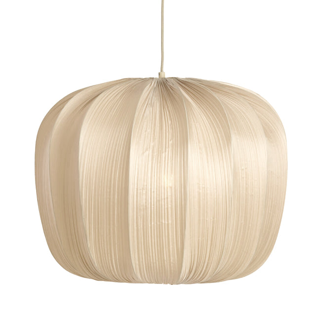 Lámpara colgante textil tostado Ø40x30 cm E27 - LLLC0579