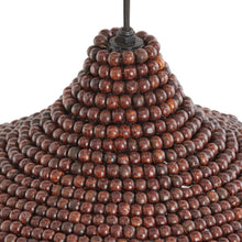 Cargar imagen en el visor de la galería, Lámpara colgante madera marrón oscuro Ø28x30 cm E27 - LLLC0580
