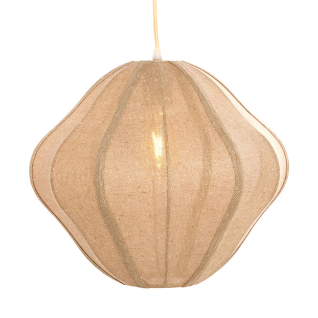 Lámpara colgante yute natural Ø50x40,5 cm E27 - LLLC0594